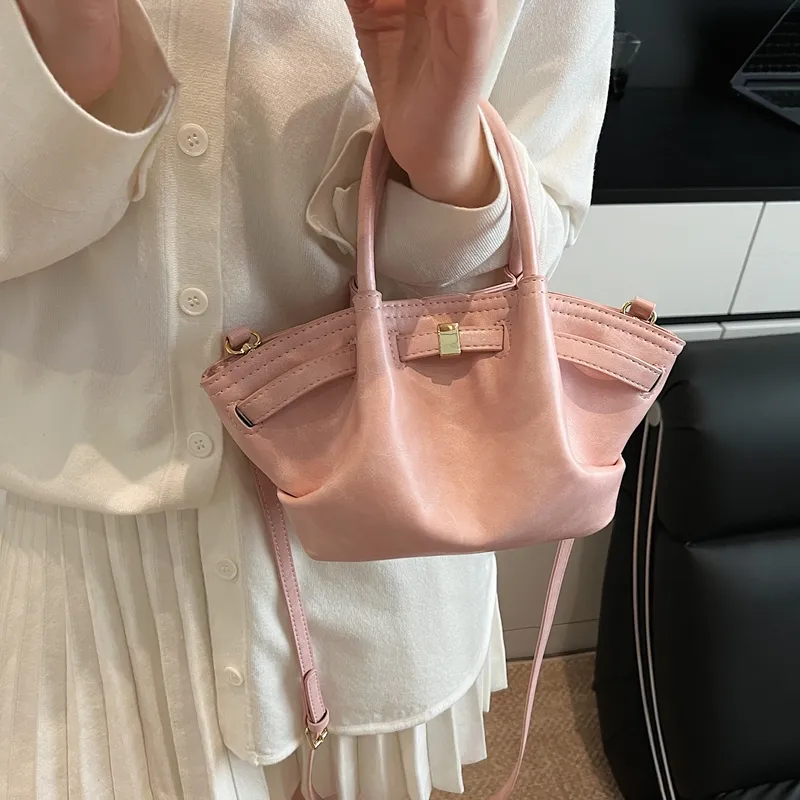PINK·LAND PU Handbag Regular Women's Black/Pink/Ecru/Blue-11