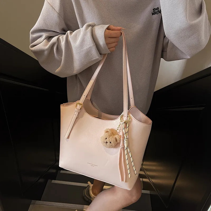PINK·LAND PU Tote Bag Shoulder Bag Women's Multicolor-27