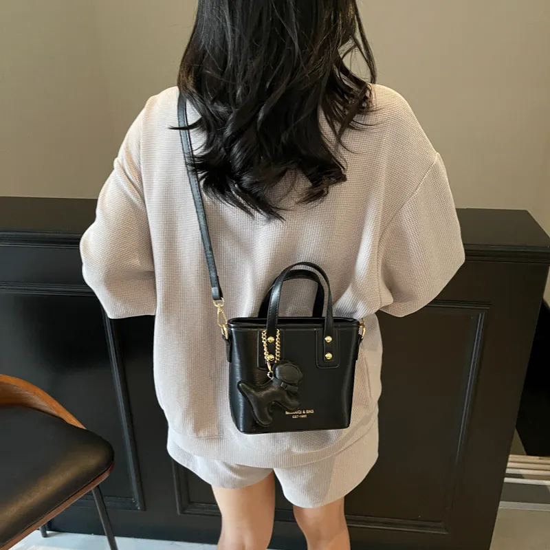 PINK·LAND PU Bucket Bags Shoulder Bag Crossbody Bag Handbag Regular Women's Multicolor-10