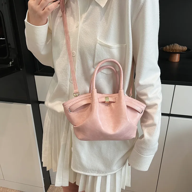 PINK·LAND PU Handbag Regular Women's Black/Pink/Ecru/Blue-12