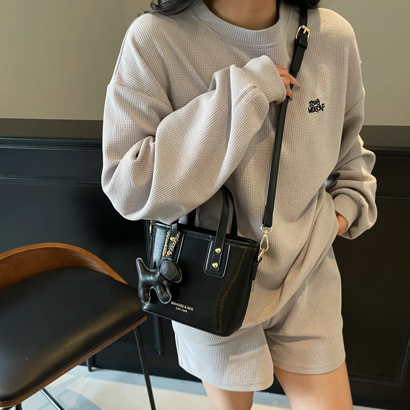 PINK·LAND PU Bucket Bags Shoulder Bag Crossbody Bag Handbag Regular Women's Multicolor-9