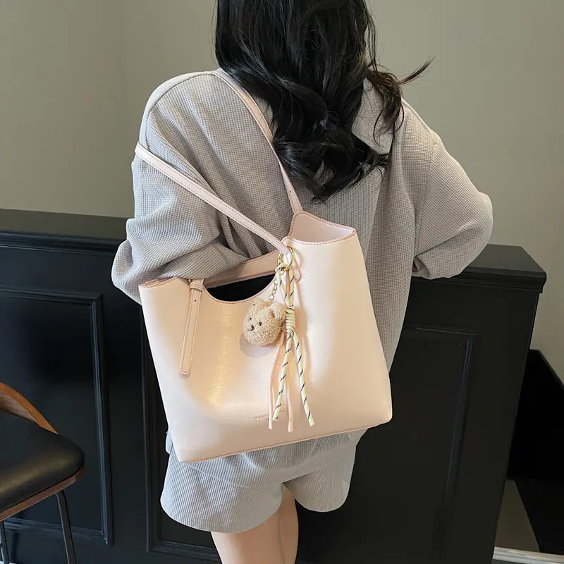 PINK·LAND PU Tote Bag Shoulder Bag Women's Multicolor-23