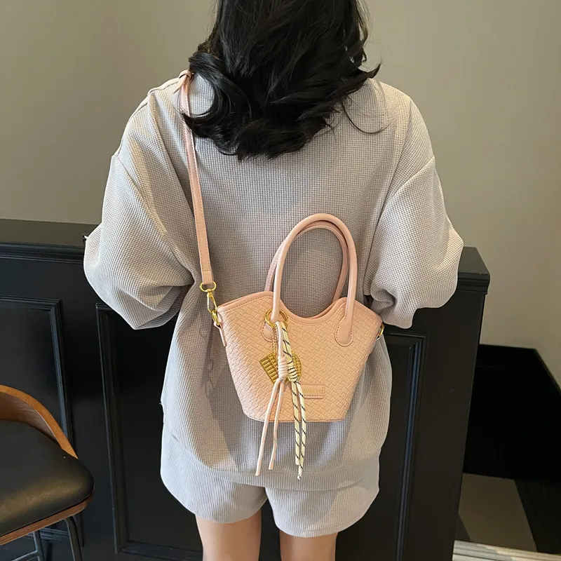 PINK·LAND PU Crossbody Handbag Regular Women's Black/Light Blue/Pink/Ecru/Silver-16