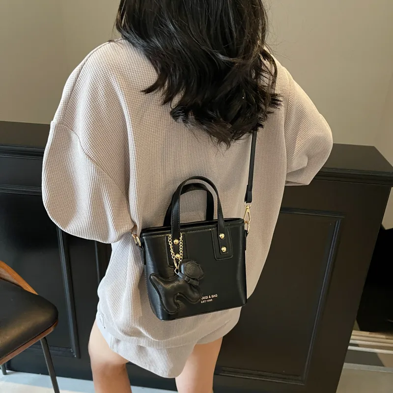 PINK·LAND PU Bucket Bags Shoulder Bag Crossbody Bag Handbag Regular Women's Multicolor-11