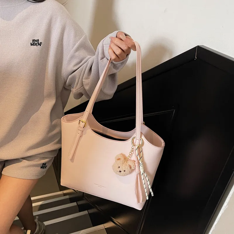 PINK·LAND PU Tote Bag Shoulder Bag Women's Multicolor-26