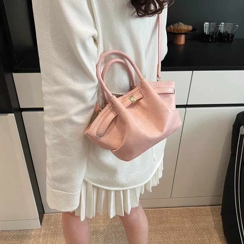 PINK·LAND PU Handbag Regular Women's Black/Pink/Ecru/Blue-13
