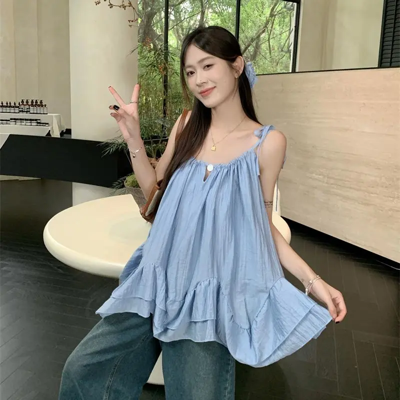 YGPRW Camisoles Women's Blue-3