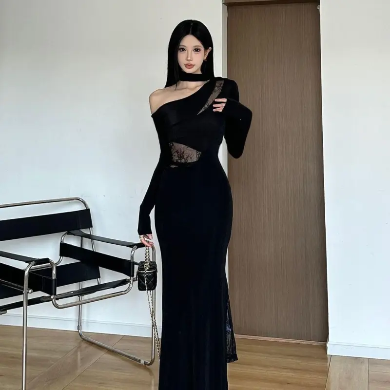 YGPRW Long Sleeved Dress Women's-6