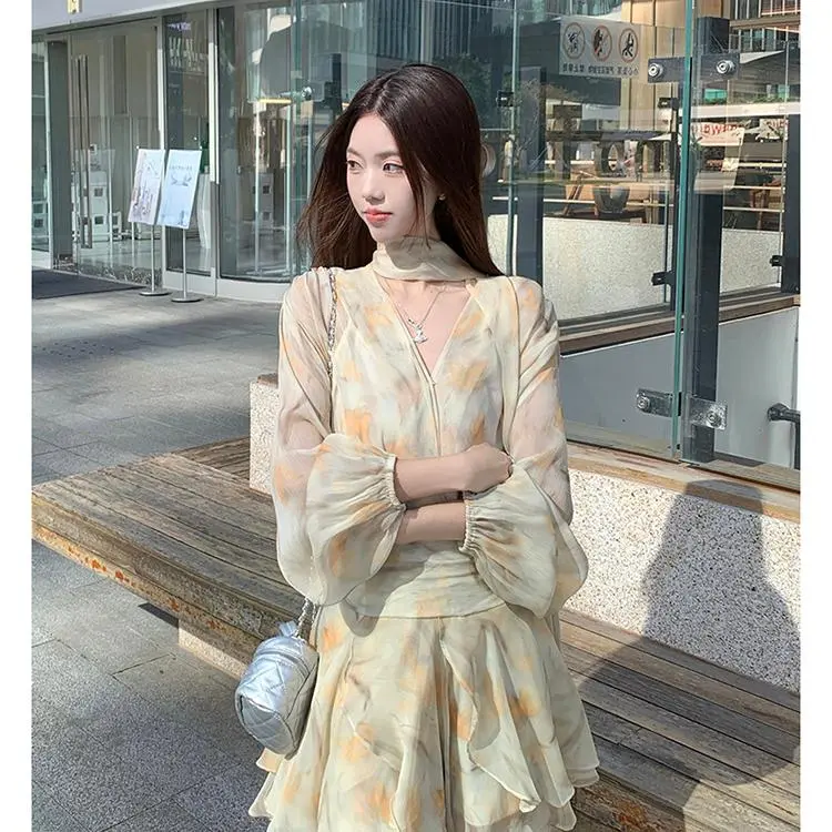 YGPRW Long Sleeved Dress Women's-1