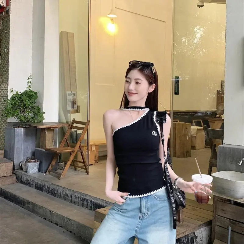 YGPRW Tank Tops Women's Black-4