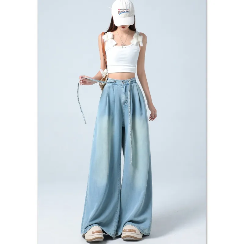 YGPRW Jeans Women's Blue-2