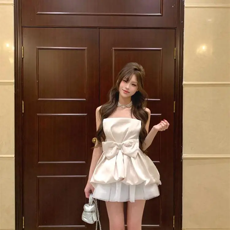 YGPRW Sleeveless Dresses Women's Apricot-4