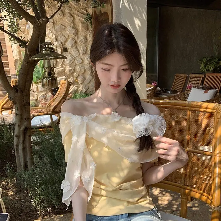 YGPRW T Shirts Women's Yellow-3