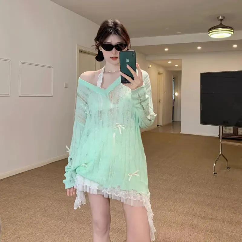 YGPRW Knitwear Women's Mint Green-2
