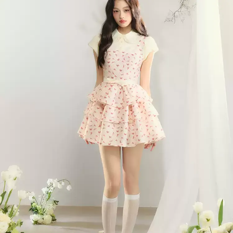 YGPRW Short Sleeved Dress Women's-4