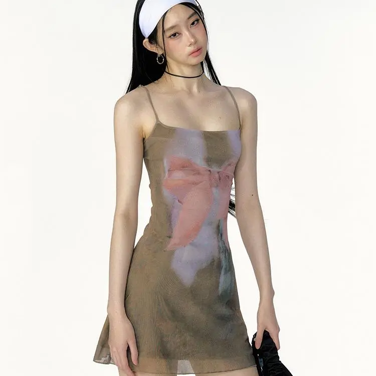 YGPRW Slip Dresses Women's Umber-6
