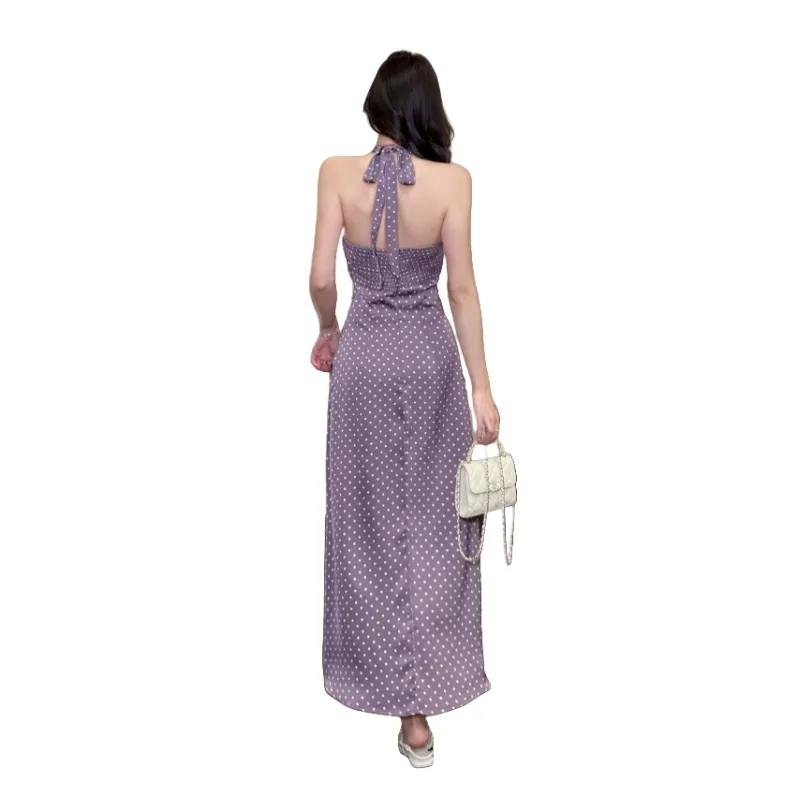 YGPRW Sleeveless Dress Women's Purple-1