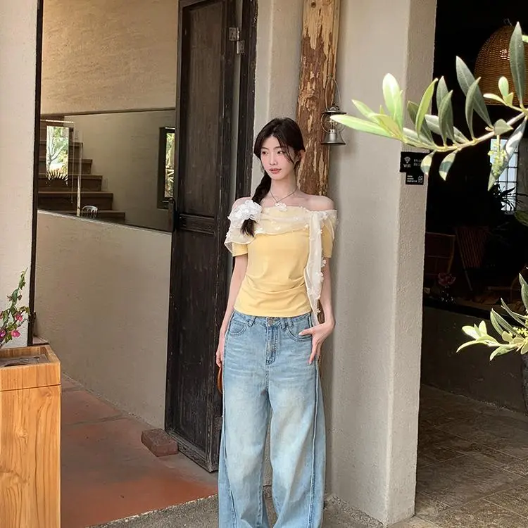 YGPRW T Shirts Women's Yellow-6