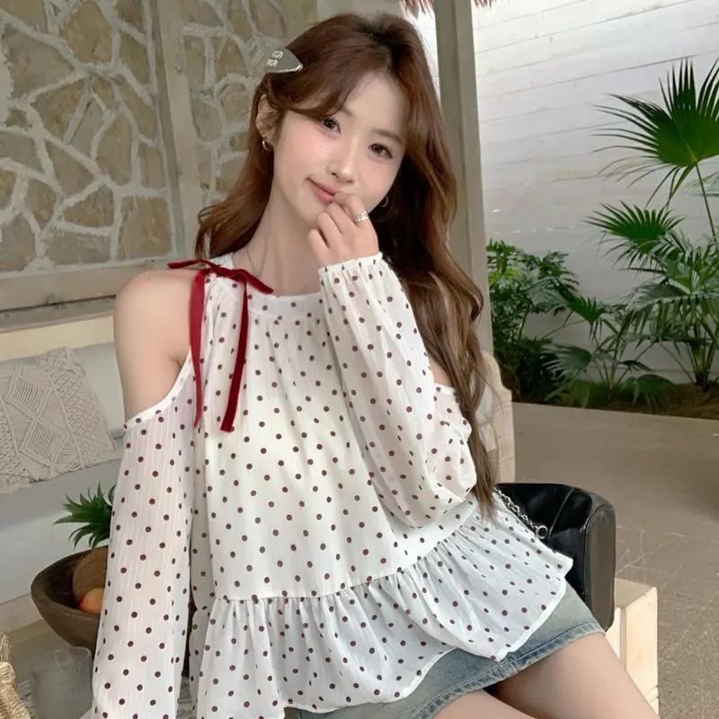 YGPRW Shirts Women's Polka Dot-2