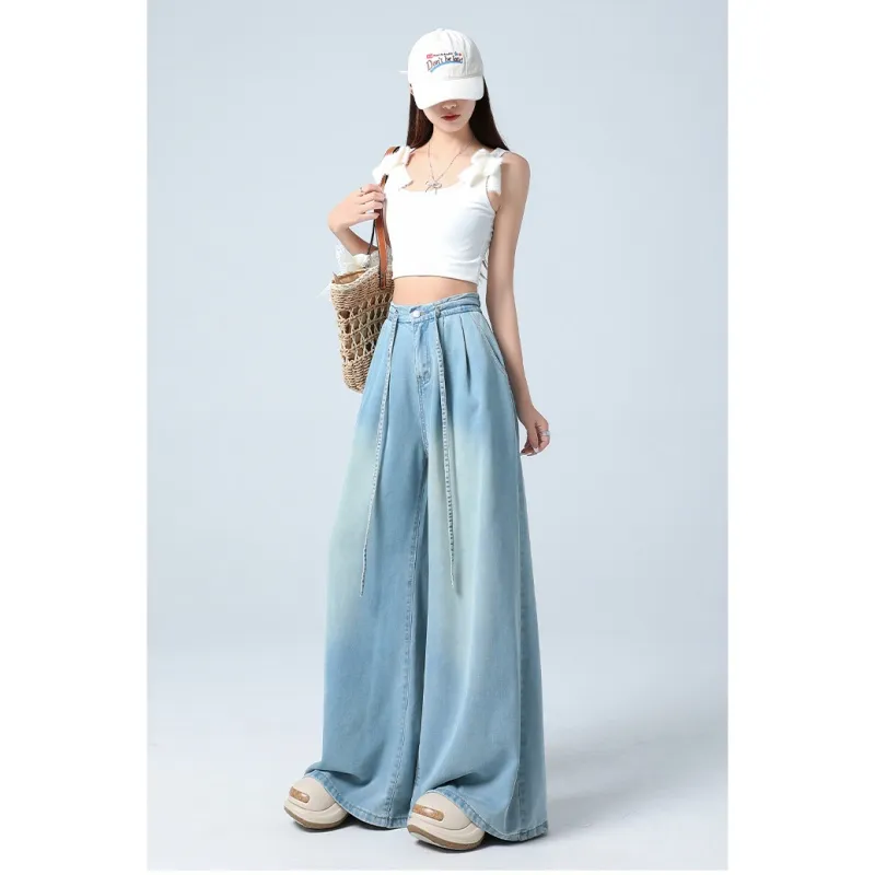 YGPRW Jeans Women's Blue-4