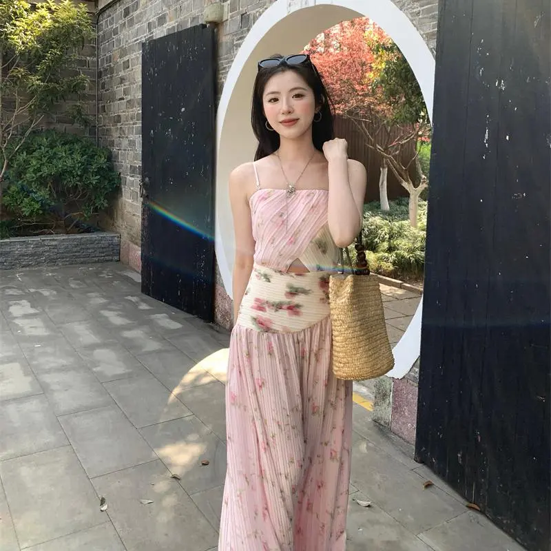YGPRW Slip Dresses Women's Pink-6
