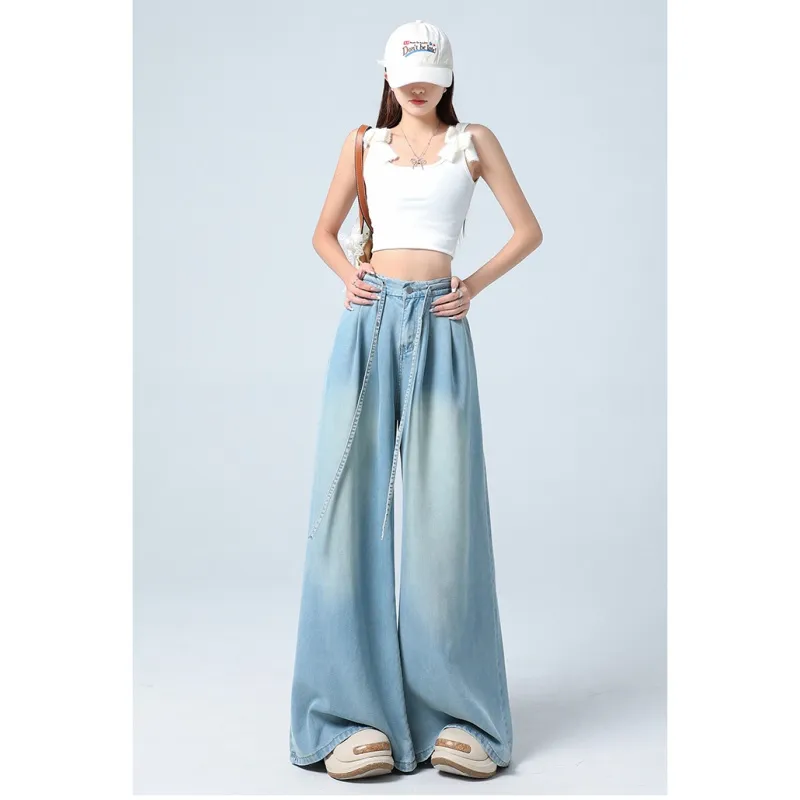 YGPRW Jeans Women's Blue-3