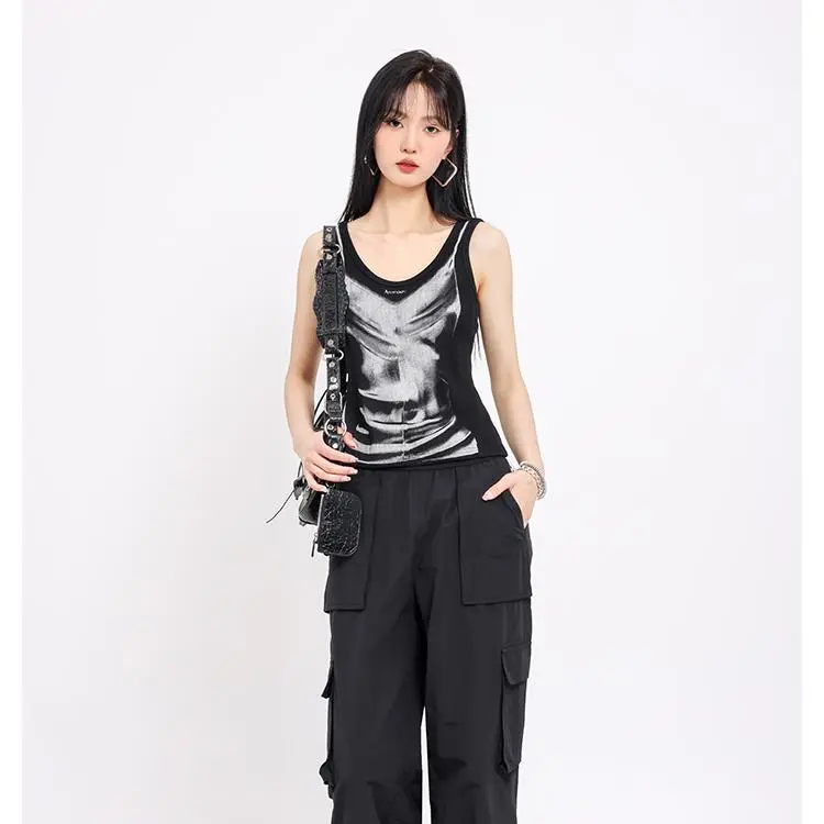 YGPRW Tank Tops Women's Black-4