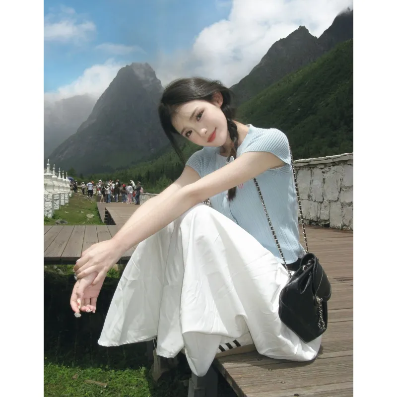 YGPRW Two Piece Skirt Sets Women's-4