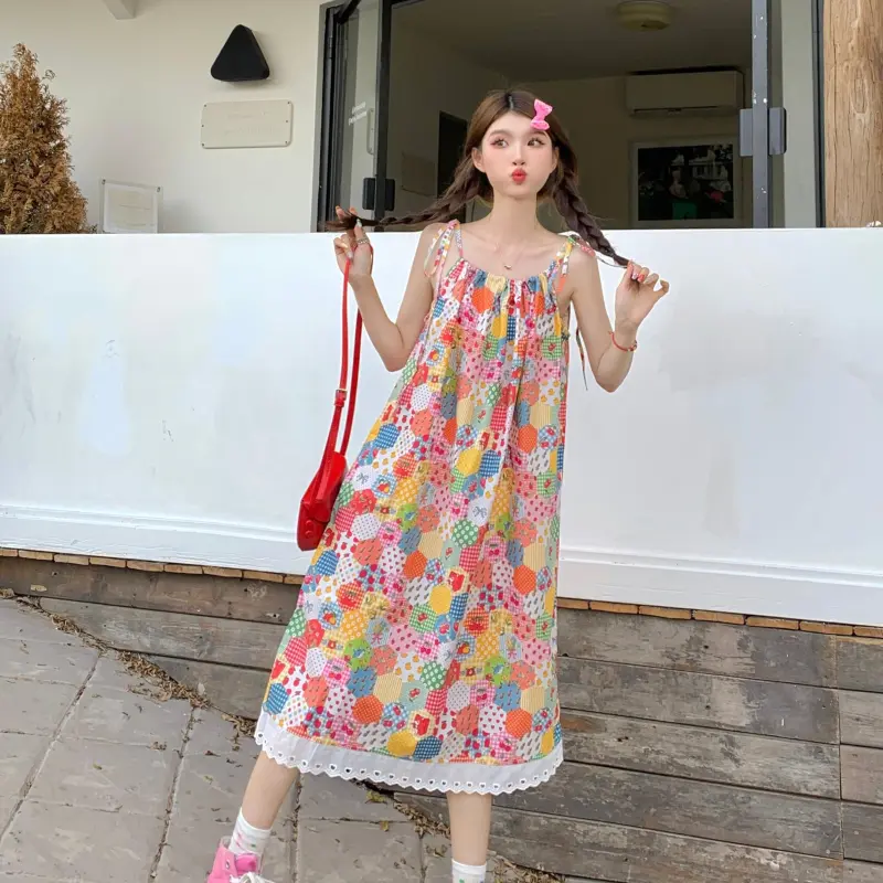 YGPRW Slip Dresses Women's Multicolor-3