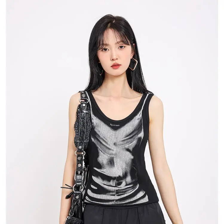 YGPRW Tank Tops Women's Black-2