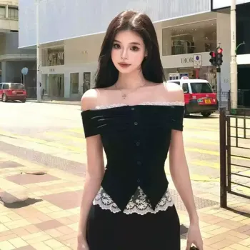 YGPRW Two Piece Skirt Sets Women's