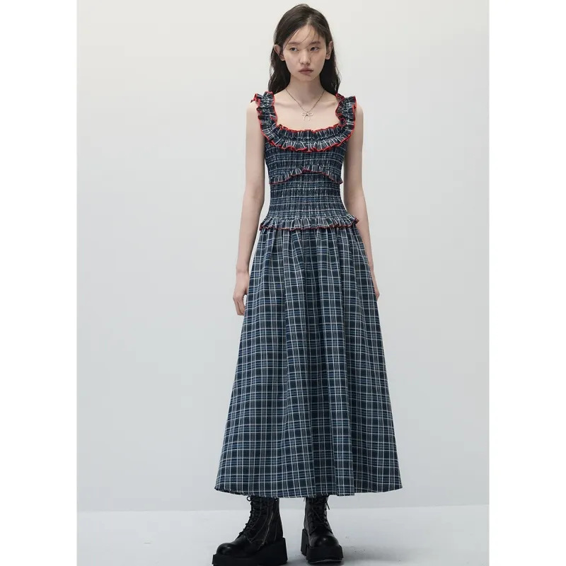 YGPRW Slip Dresses Women's Navy Blue-4