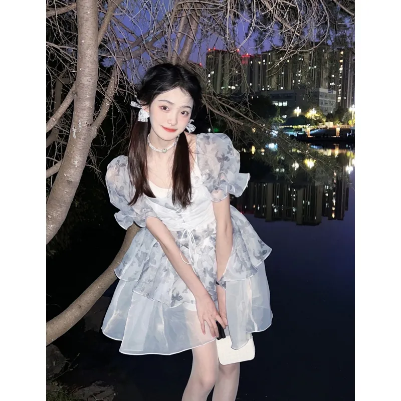 YGPRW Short Sleeved Dress Women's-5