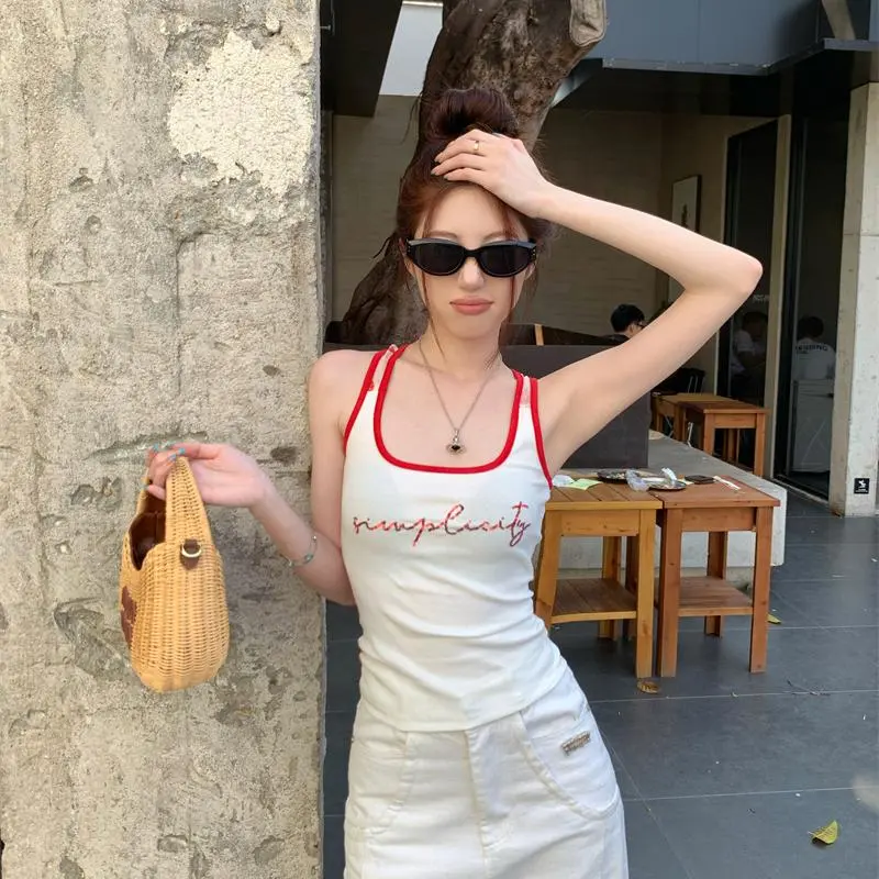 YGPRW Tank Tops Women's White-2