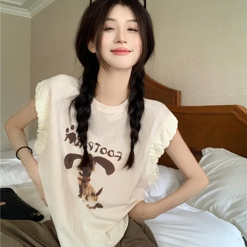 YGPRW T Shirts Women's Apricot-6