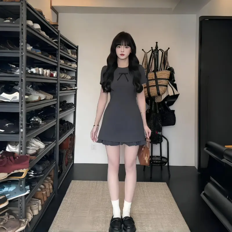 YGPRW Short Sleeved Dress Women's-4