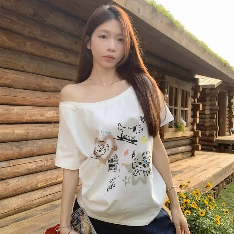 YGPRW T Shirts Women's White-3