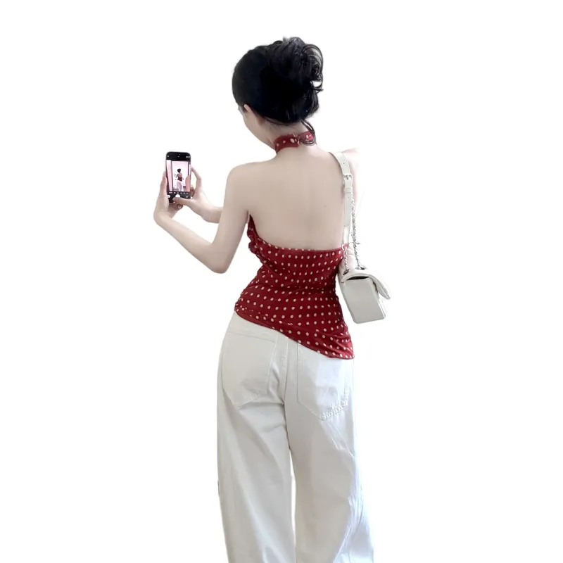 YGPRW Tank Tops Women's Red-1