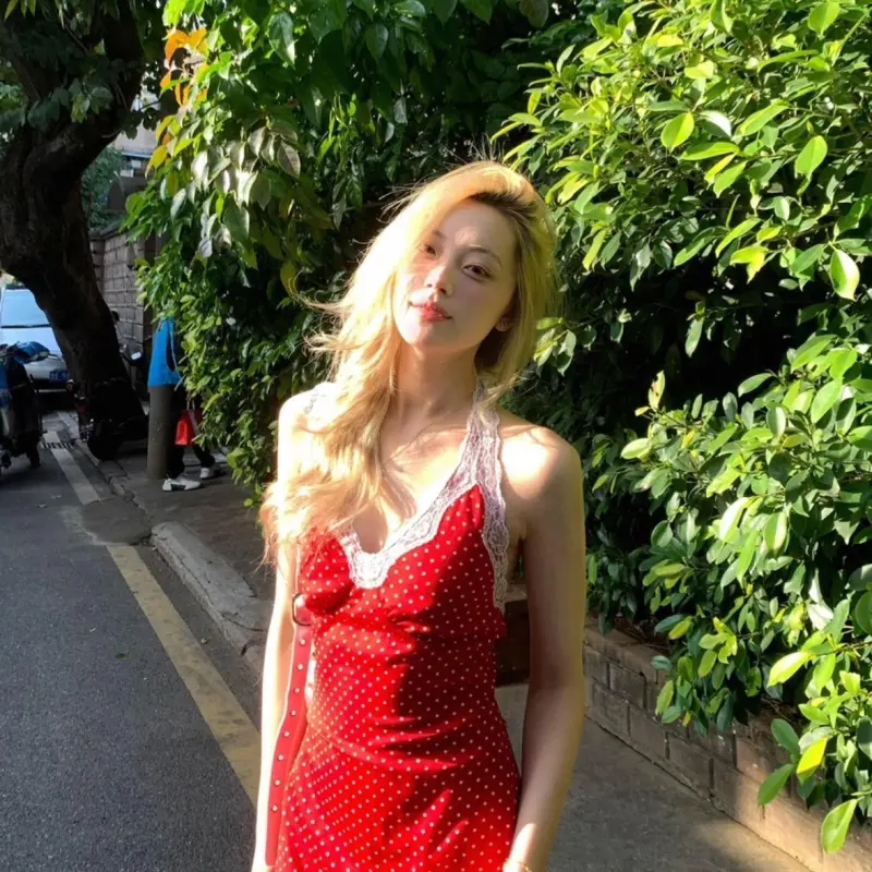 YGPRW Sleeveless Dresses Women's Red-3