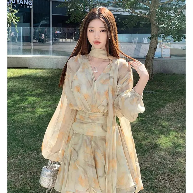 YGPRW Long Sleeved Dress Women's-0