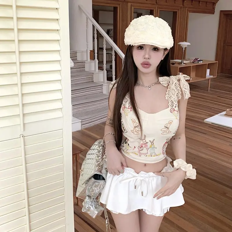 YGPRW Tank Tops Women's Apricot-6