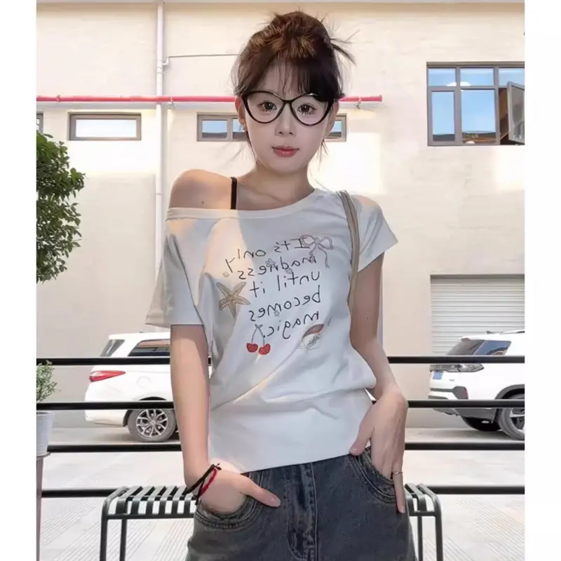 YGPRW T Shirts Women's White-4