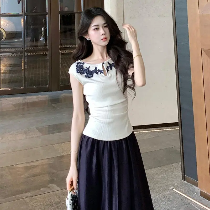YGPRW Two Piece Skirt Sets Women's-3