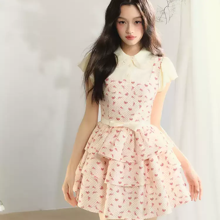 YGPRW Short Sleeved Dress Women's-2