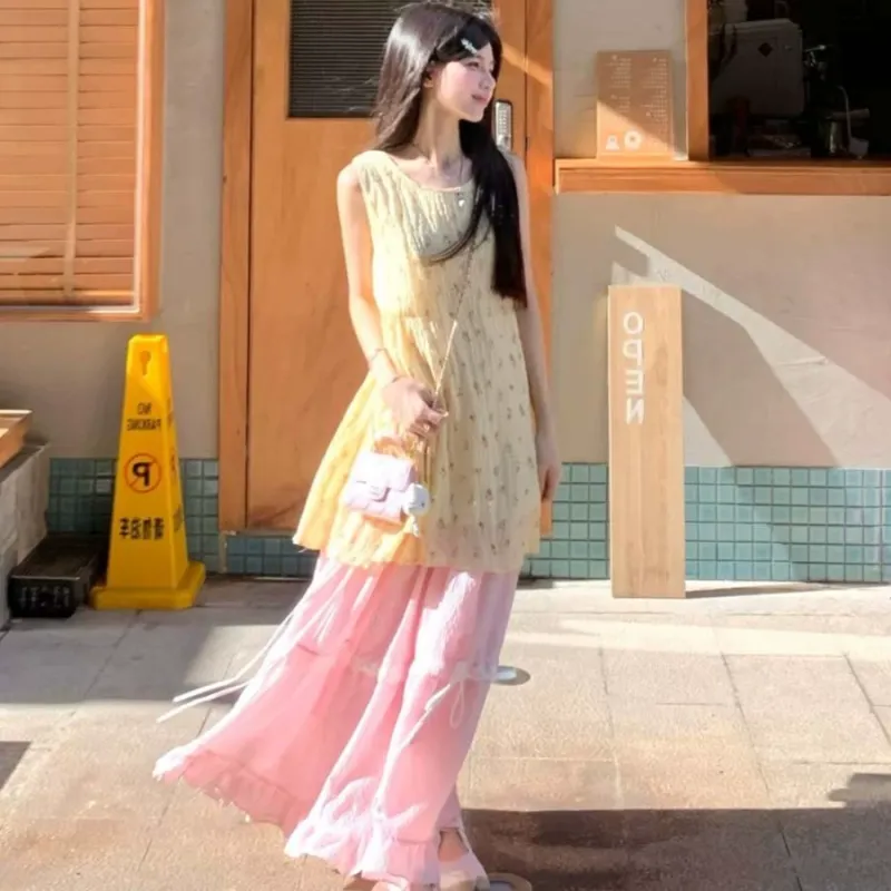 YGPRW Two Piece Skirt Sets Women's-2
