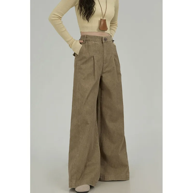 YGPRW Jeans Women's Khaki-5