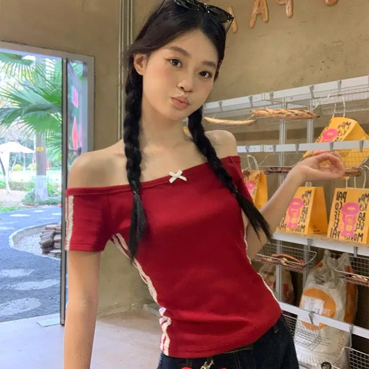 YGPRW T Shirts Women's Red-5