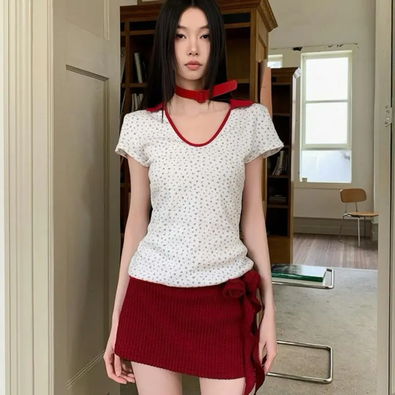 YGPRW Two Piece Skirt Sets Women's-4