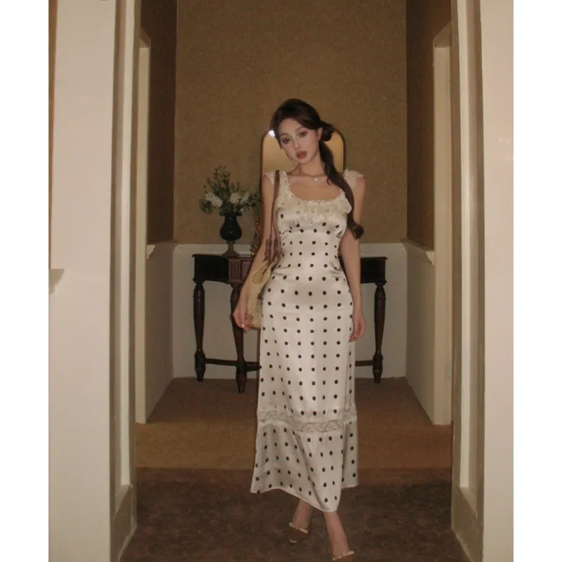 YGPRW Slip Dresses Women's Polka Dot-6