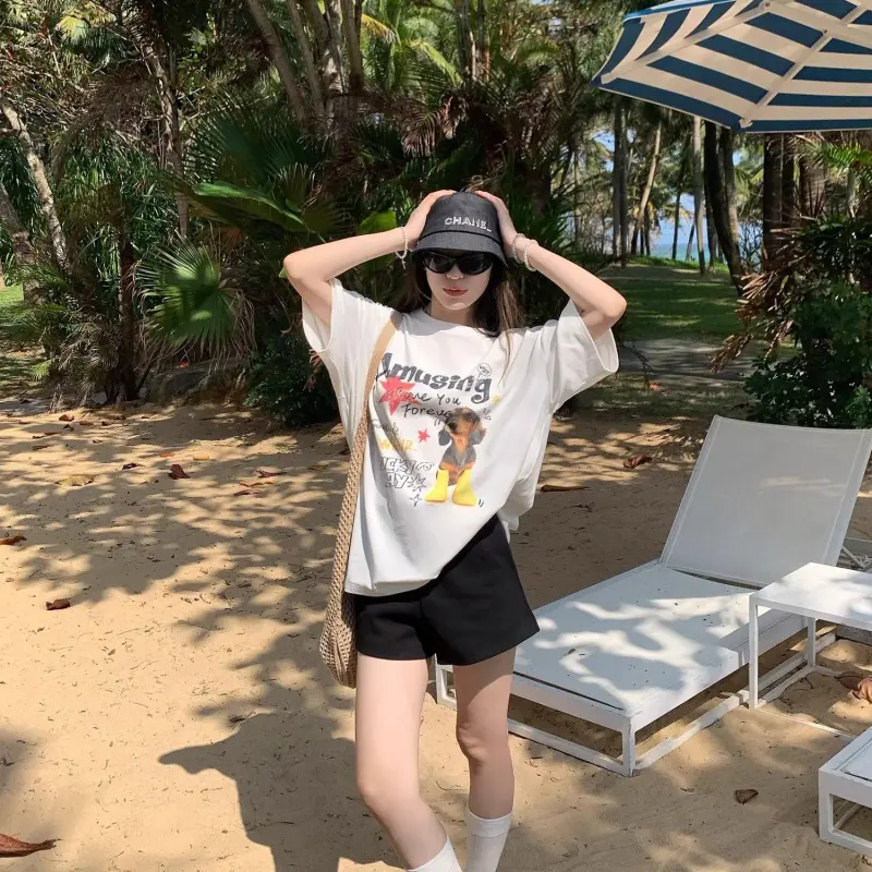 YGPRW T Shirts Women's White-3